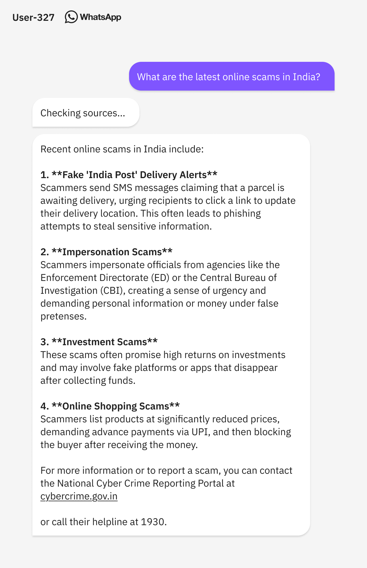 Scamguard answers a question about the latest online scams in India